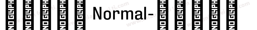 红旗旗妙体 Normal字体转换